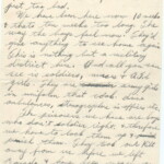 Personal Letter to Miss La Verne Woods - October 11, 1940, sent from Aldershot, England, United Kingdom, Page 2.