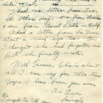 Personal Letter to Mrs. Elton Newman - October 16, 1940, sent from Aldershot, England, United Kingdom, Page 3.