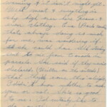 Personal Letter to Mrs. Elton Newman - October 27, 1940, sent from Aldershot, England, United Kingdom, Page 3.