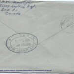Personal Letter to Mrs. Elton Newman - November 7, 1940, sent from Aldershot, England, United Kingdom, Envelope, Reverse.