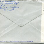 Personal Letter to Miss La Verne Woods - November 8, 1940, sent from Aldershot, England, United Kingdom, Envelope, Reverse.