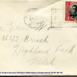 Artifact 1939-09-10-a - Letter to La Verne Woods, sent from Camp Borden, Ontario, Canada - Envelope, Obverse.