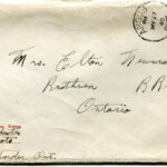 Personal Letter to Mrs. Elton Newman - May 26, 1940, sent from Camp Borden, Ontario, Canada, Envelope, Obverse.