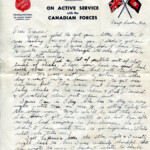 Personal Letter to Mrs. Elton Newman - June 6, 1940, sent from Camp Borden, Ontario, Canada, Page 1.