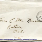 Artifact 1940-05-07-a - Letter to Mrs. Elton Newman, sent from Camp Borden, Ontario, Canada - Envelope, Obverse.