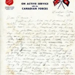 Artifact 1940-05-13-a - Letter to Mrs. Elton Newman, sent from Camp Borden, Ontario, Canada - Page 1.