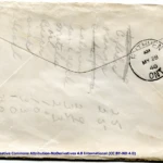 Personal Letter to Mrs. Elton Newman - May 13, 1940, sent from Windsor, Ontario, Canada, envelope, reverse.