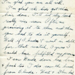 Personal Letter to Mrs. Elton Newman - June 11, 1940, sent from Camp Borden, Ontario, Canada, Page 2.