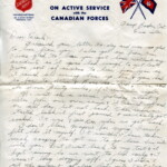 Personal Letter to Mrs. Elton Newman - June 25, 1940, sent from Camp Borden, Ontario, Canada, Page 1.