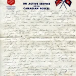 Artifact 1940-06-25-a - Letter to Mrs. Elton Newman, sent from Camp Borden, Ontario, Canada - Page 2.