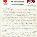 Artifact 1940-07-02-a - Letter to Mrs. Elton Newman, sent from Camp Borden, Ontario, Canada - Page 1.