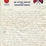 Personal Letter to Mrs. Elton Newman - July 10, 1940, sent from Camp Borden, Ontario, Canada, Page 1.
