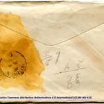 Artifact 1940-07-15-a - Letter to Mrs. Elton Newman sent from Aldershot, England, United Kingdom - Envelope, Reverse.