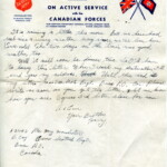 Personal Letter to Miss La Verne Woods - July 20, 1940, sent from Halifax, Nova Scotia, Canada, Page 2.