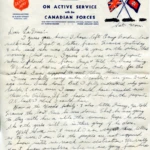 Artifact 1940-07-20-a - Letter to Miss La Verne Woods, sent from Halifax, Nova Scotia, Canada - Page 1.