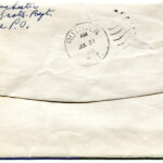 Personal Letter to Mrs. Elton Newman - July 21, 1940, sent from Halifax, Nova Scotia, Canada, Envelope, Reverse.