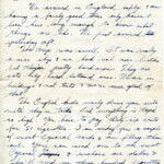 Personal Letter to Mrs. Elton Newman - August 4, 1940, sent from England, United Kingdom, Page 1.