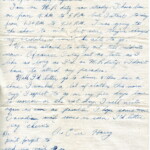 Personal Letter to Mrs. Elton Newman - August 13, 1940, sent from Aldershot, England, United Kingdom, Page 2.