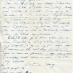 Artifact 1940-08-13-a - Letter to Mrs. Elton Newman, sent from Aldershot, England, United Kingdom - Page 2.