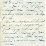 Personal Letter to Mrs. Elton Newman - August 20, 1940, sent from Aldershot, England, United Kingdom, Page 1.