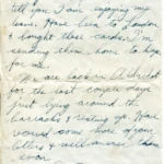 Artifact 1940-08-20-a - Letter to Mrs. Elton Newman, sent from Aldershot, England, United Kingdom - Page 1.