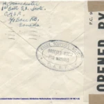 Artifact 1940-08-23-a - Letter to Miss La Verne Woods, sent from Aldershot, England, United Kingdom - Page 2, Reverse.