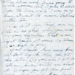 Artifact 1940-08-23-b - Letter to Mrs. Elton Newman, sent from Aldershot, England, United Kingdom - Page 1.