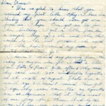 Personal Letter to Mrs. Elton Newman - September 13, 1940, sent from Aldershot, England, United Kingdom, Page 1.