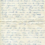 Artifact 1940-09-13-a - Letter to Mrs. Elton Newman, sent from Aldershot, England, United Kingdom - Page 3.