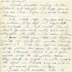 Personal Letter to Mrs. Elton Newman - September 20, 1940, sent from Aldershot, England, United Kingdom, Page 1.