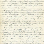 Artifact 1940-09-20-a - Letter to Mrs. Elton Newman, sent from Aldershot, England, United Kingdom - Page 2.