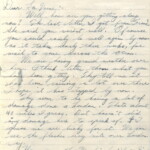 Personal Letter to Miss La Verne Woods - September 24, 1940, sent from Aldershot, England, United Kingdom, Page 1.