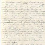 Personal Letter to Miss La Verne Woods - September 24, 1940, sent from Aldershot, England, United Kingdom, Page 3.