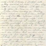 Artifact 1940-09-24-a - Letter to Miss La Verne Woods, sent from Aldershot, England, United Kingdom - Page 2.