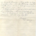 Artifact 1940-09-24-a - Letter to Miss La Verne Woods, sent from Aldershot, England, United Kingdom - Page 4.