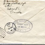 Personal Letter to Mrs. Elton Newman - September 26, 1940, sent from Aldershot, England, United Kingdom, Envelope, Reverse.