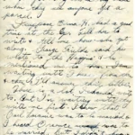 Artifact 1940-09-26-a - Letter to Mrs. Elton Newman, sent from Aldershot, England, United Kingdom - Page 2.