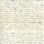 Personal Letter to Mrs. Elton Newman - October 5, 1940, sent from Aldershot, England, United Kingdom, Page 2.