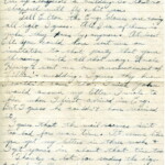 Personal Letter to Mrs. Elton Newman - October 5, 1940, sent from Aldershot, England, United Kingdom, Page 2.