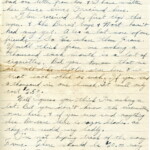 Personal Letter to Mrs. Elton Newman - October 5, 1940, sent from Aldershot, England, United Kingdom, Page 3.