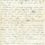 Personal Letter to Mrs. Elton Newman - October 5, 1940, sent from Aldershot, England, United Kingdom, Page 4.