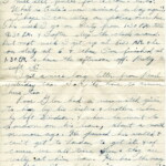 Personal Letter to Mrs. Elton Newman - October 5, 1940, sent from Aldershot, England, United Kingdom, Page 5.