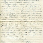 Personal Letter to Mrs. Elton Newman - October 5, 1940, sent from Aldershot, England, United Kingdom, Page 6.