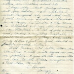 Personal Letter to Mrs. Elton Newman - October 5, 1940, sent from Aldershot, England, United Kingdom, Page 6.
