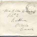 Personal Letter to Mrs. Elton Newman - October 5, 1940, sent from Aldershot, England, United Kingdom, Envelope, Obverse.