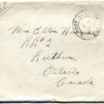 Personal Letter to Mrs. Elton Newman - October 5, 1940, sent from Aldershot, England, United Kingdom, Envelope, Obverse.