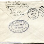 Personal Letter to Mrs. Elton Newman - October 5, 1940, sent from Aldershot, England, United Kingdom, Envelope, Reverse.