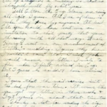 Artifact 1940-10-05-a - Letter to Mrs. Elton Newman, sent from Aldershot, England, United Kingdom - Page 2.