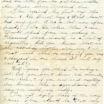 Artifact 1940-10-05-a - Letter to Mrs. Elton Newman, sent from Aldershot, England, United Kingdom - Page 3.