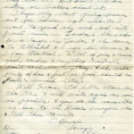 Artifact 1940-10-05-a - Letter to Mrs. Elton Newman, sent from Aldershot, England, United Kingdom - Page 6.